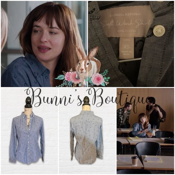 Anastasia Steele's Banana Republic Button Down - Picture 7 of 8
